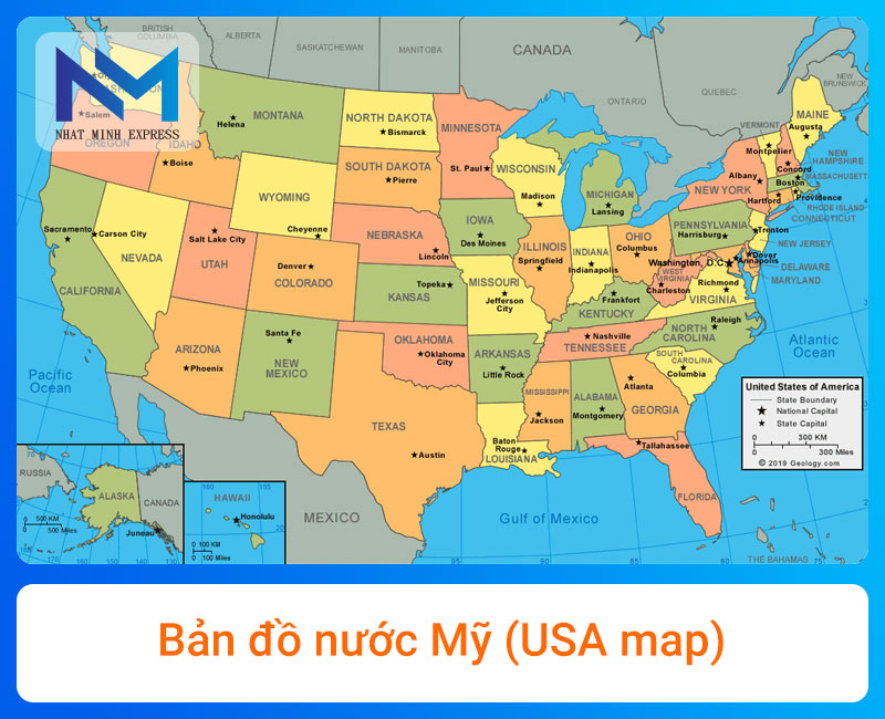 Bản đồ nước Mỹ