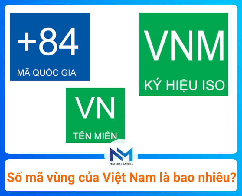 Số mã vùng của Việt Nam là bao nhiêu?