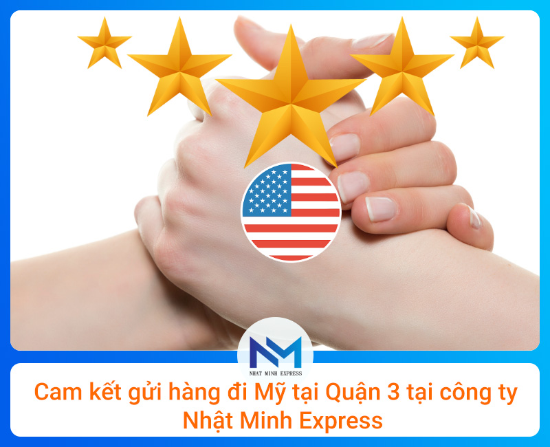 Cam kết chuyển hàng đi Mỹ tại Q. 3 tại Nhật Minh Express