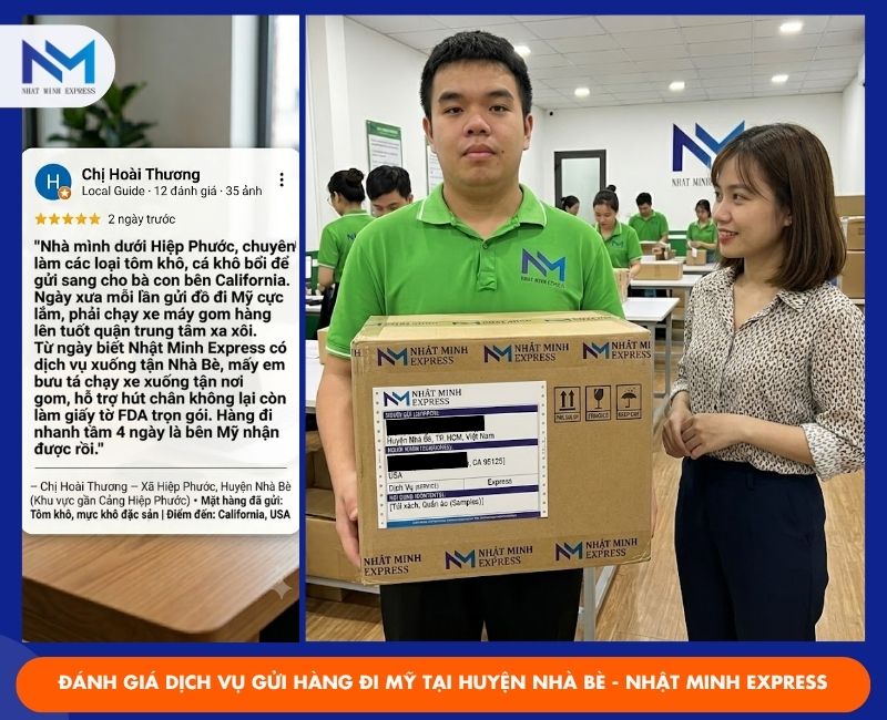 danh gia cua khach hang ve dich vu gui hang di hoa ky tai nhat minh