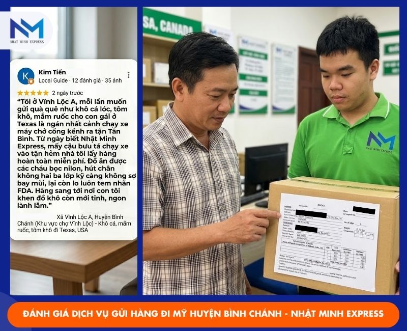 danh gia cua khach hang ve dich vu vạn chuyen hang di my tai huyen binh chanh