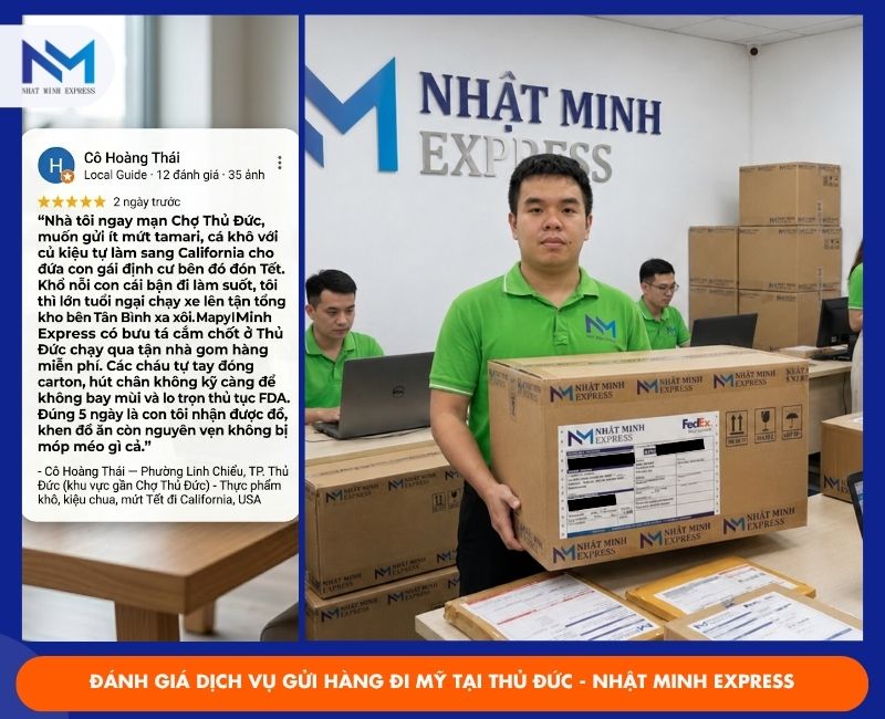 danh gia khach hang ve dich vu gui hang di my tai thu duc