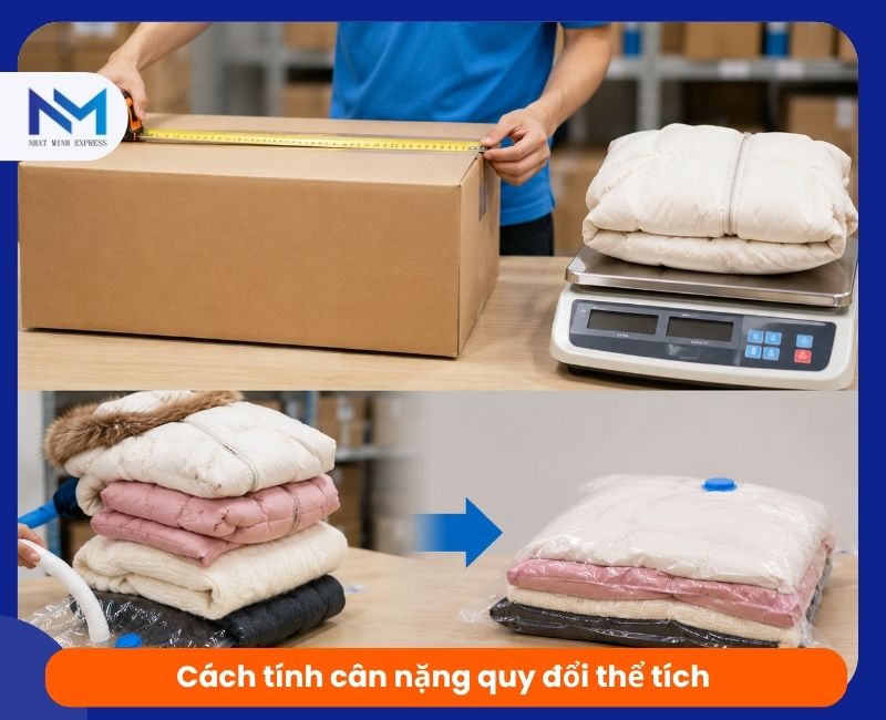 cach tinh can nang quy doi the tich