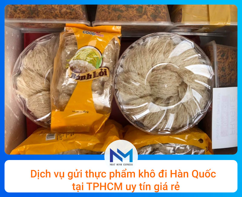 Dịch vụ gửi thực phẩm khô đi Hàn Quốc tại TPHCM uy tín giá rẻ Các mặt hàng đồ khô nhận gửi sang Hàn Lưu ý khi vận chuyển đồ khô đi Hàn Quốc