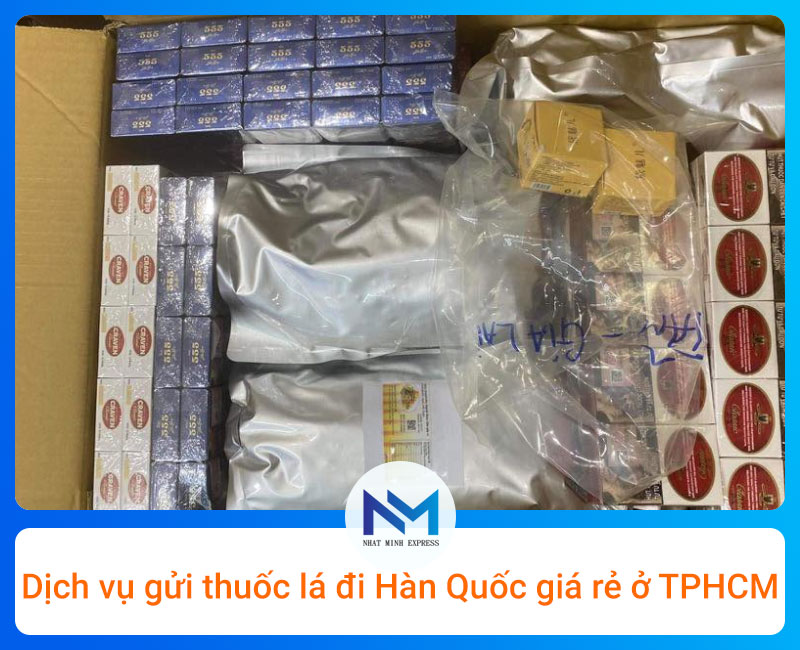 Dịch vụ gửi thuốc lá đi Hàn Quốc giá rẻ tại TPHCM