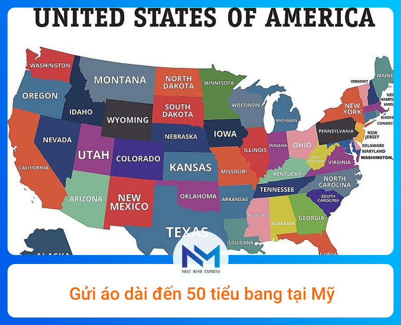 Gửi áo dài đến 50 tiểu bang tại Mỹ