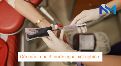 Gửi mẫu máu đi nước ngoài xét nghiệm