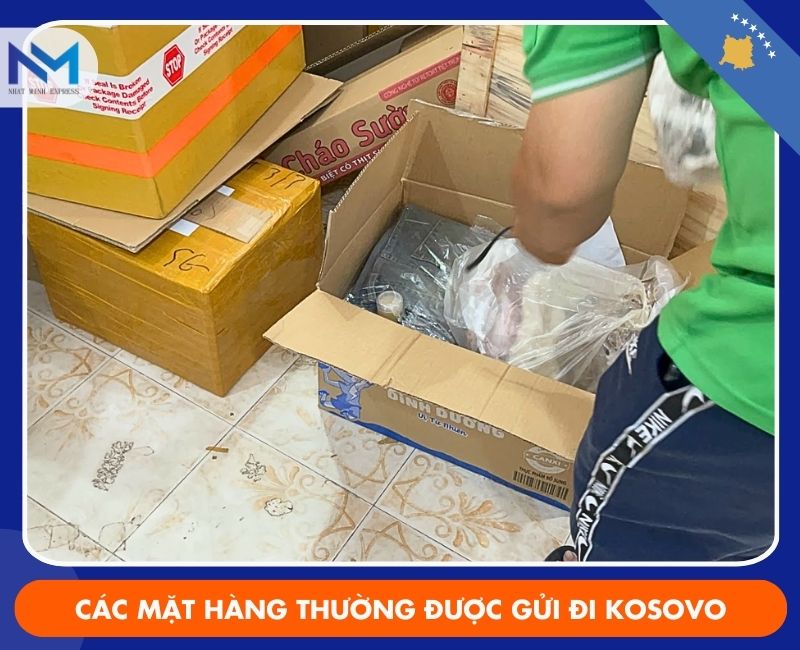 cac mat hang thuong duoc gui sang kosovo
