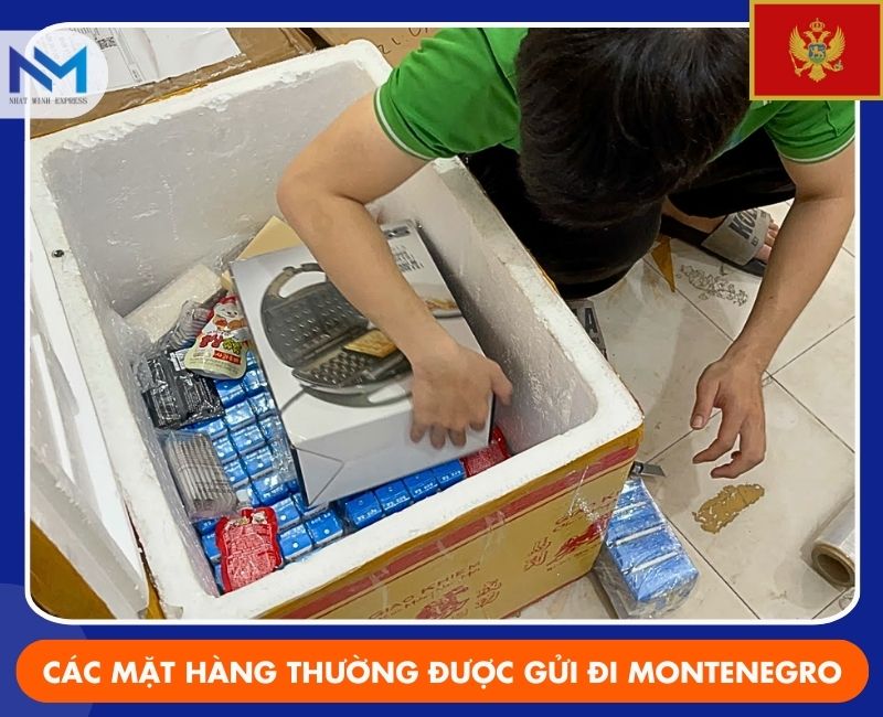 cac mat hang thuong duoc gui sang montenegro