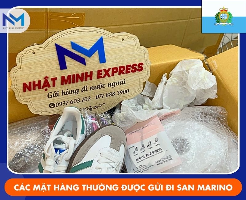 cac mat hang thuong duoc gui sang san marino