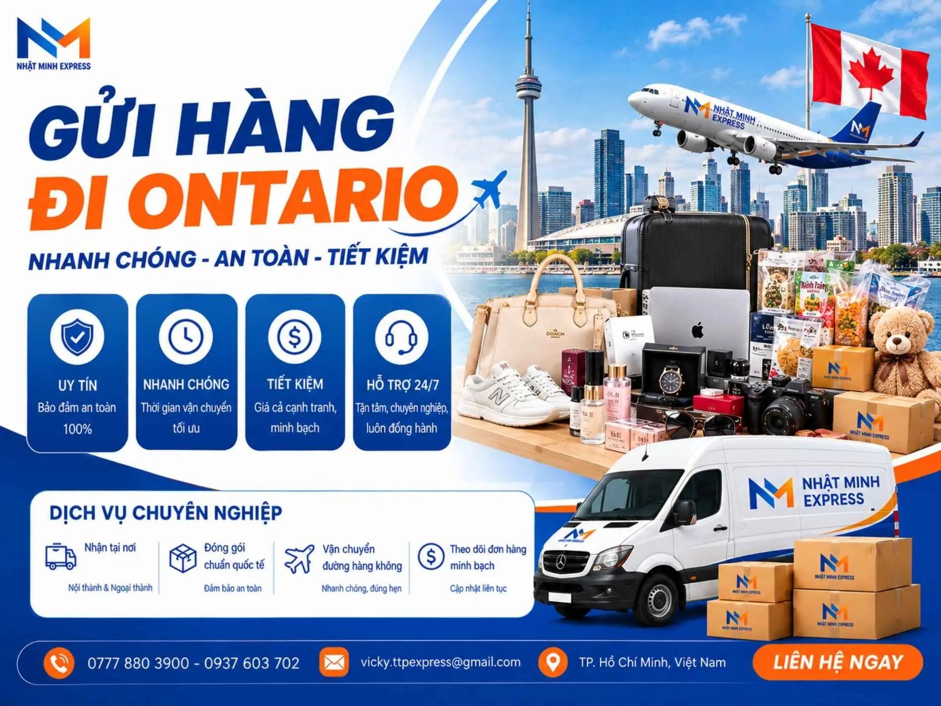 gửi hàng đi Ontario