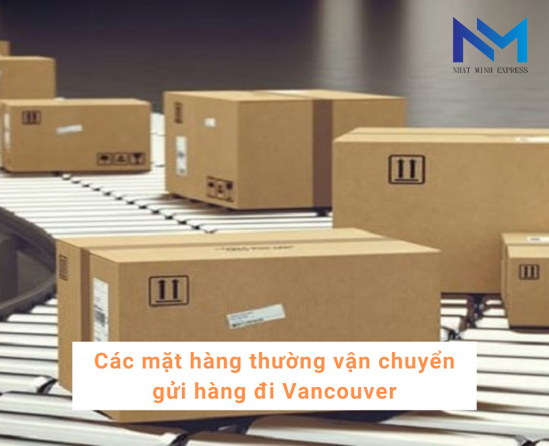 Các mặt hàng thường vận chuyển gửi hàng đi Vancouver