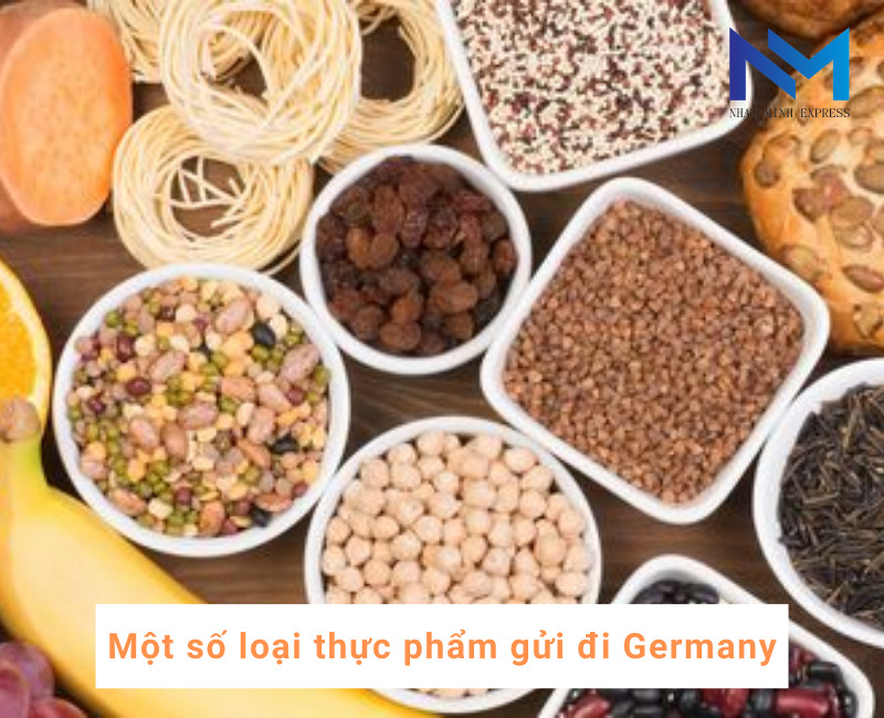 Một số loại thực phẩm gửi đi Germany