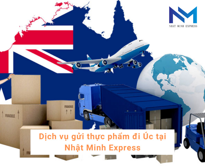 Nhật Minh Express vận chuyển gửi hàng đi Úc giao hàng tận nơi