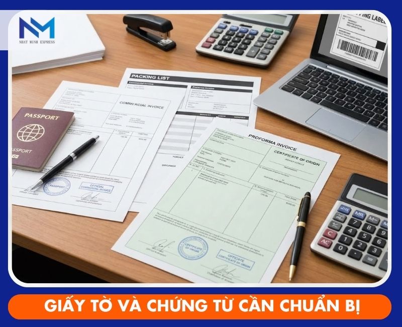 giay to thu tuc gui hang di nuoc ngoai