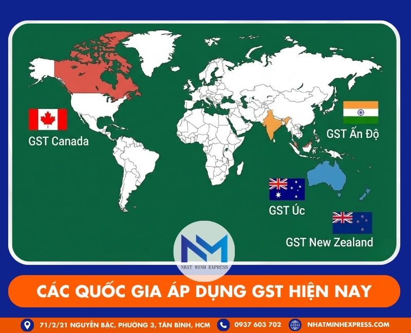 cac quoc gia ap dung thue gst