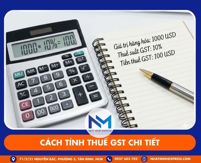 cach tinh thue gst chi tiet