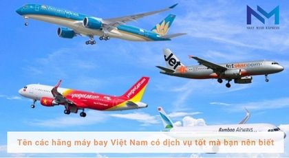 Tên các hãng máy bay Việt Nam