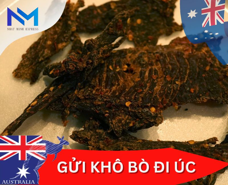 gửi khô bò đi Úc