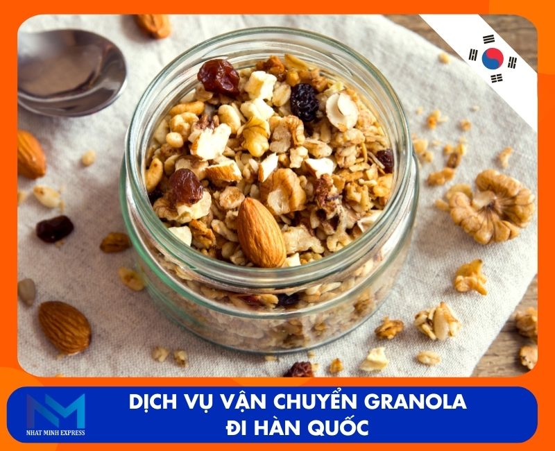 dịch vụ vận chuyển Granola đi Hàn Quốc