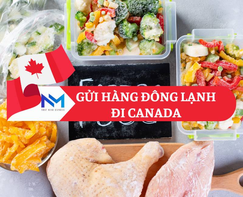 Gửi hàng đông lạnh đi Canada