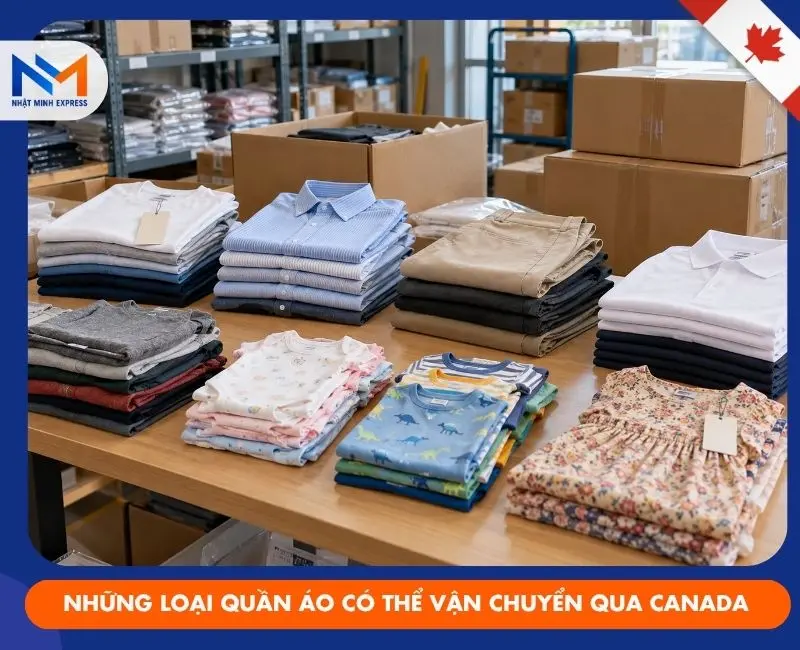 Những loại quần áo có thể vận chuyển qua Canada