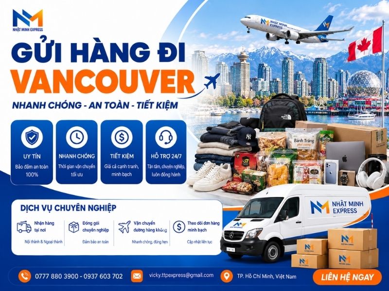 gửi hàng đi Vancouver