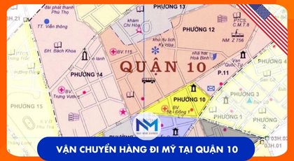 Vận chuyển hàng đi Mỹ tại quận 10 giá tốt