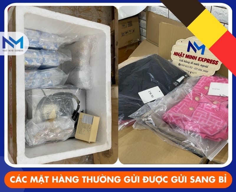 cac mat hang thuong duoc gui sang bi