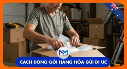 cach dong goi hang hoa gui di uc