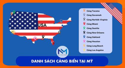 Tổng hợp danh sách các cảng biển lớn nhất tại Mỹ