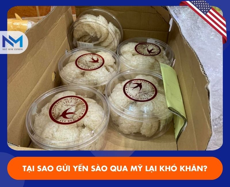 kho khan khi van chuyen yen sao di my