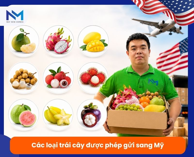 cac loai trai cay duoc phep gui sang my