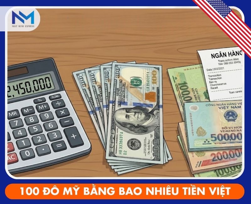 100 do bang bao nhieu tien viet