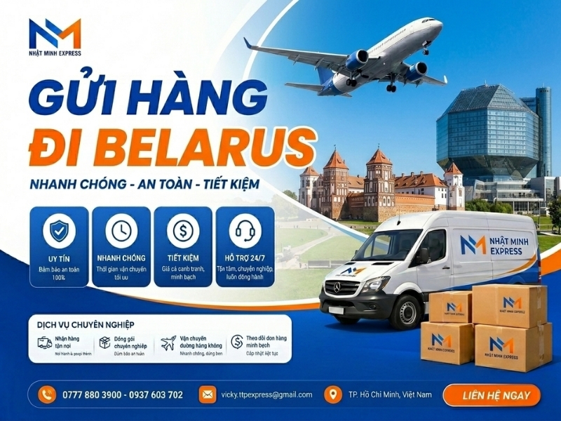 gui hang di belarus nhatminhexpress