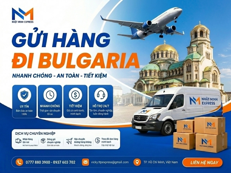 gui hang di bulgaria nhatminhexpress