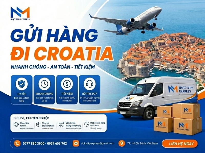 gui hang di croatia nhatminhexpress 2026