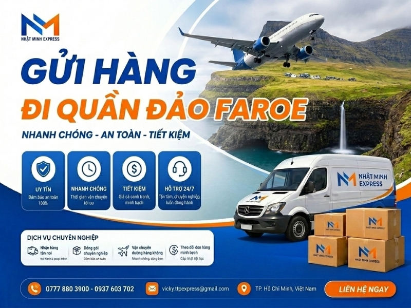 gui hang di quan dao faroe nhatminhexpress 2026