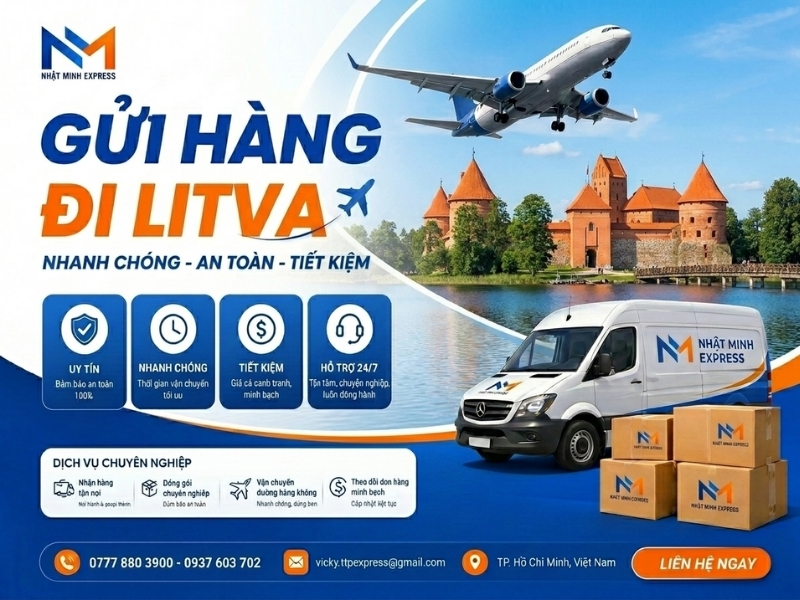 gui hang di litva nhatminhexpress