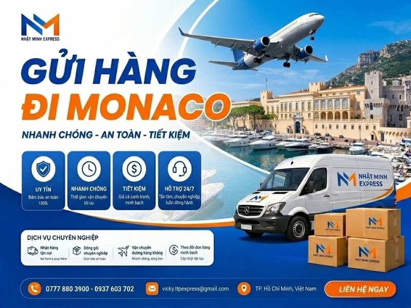 gui hang di monaco nhatminhexpress 2026