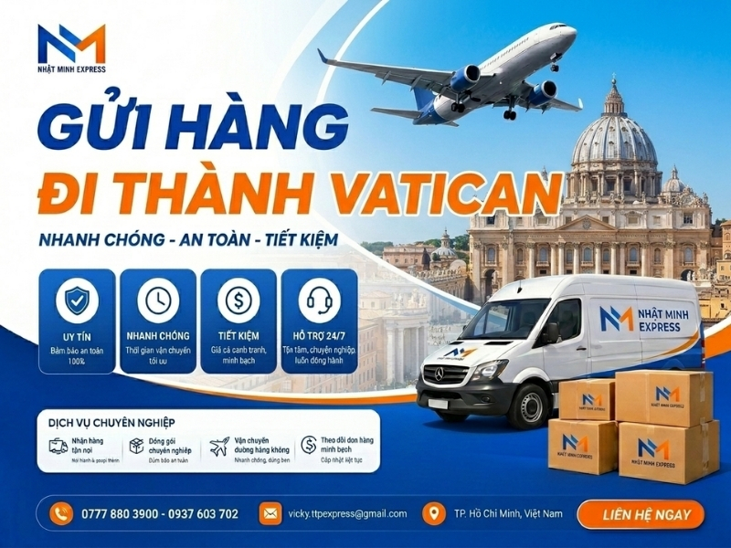 gui hang di thanh vatican nhatminhexpress 2026