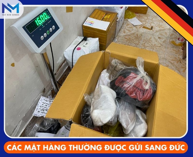 cac mat hang thuong duoc gui sang duc