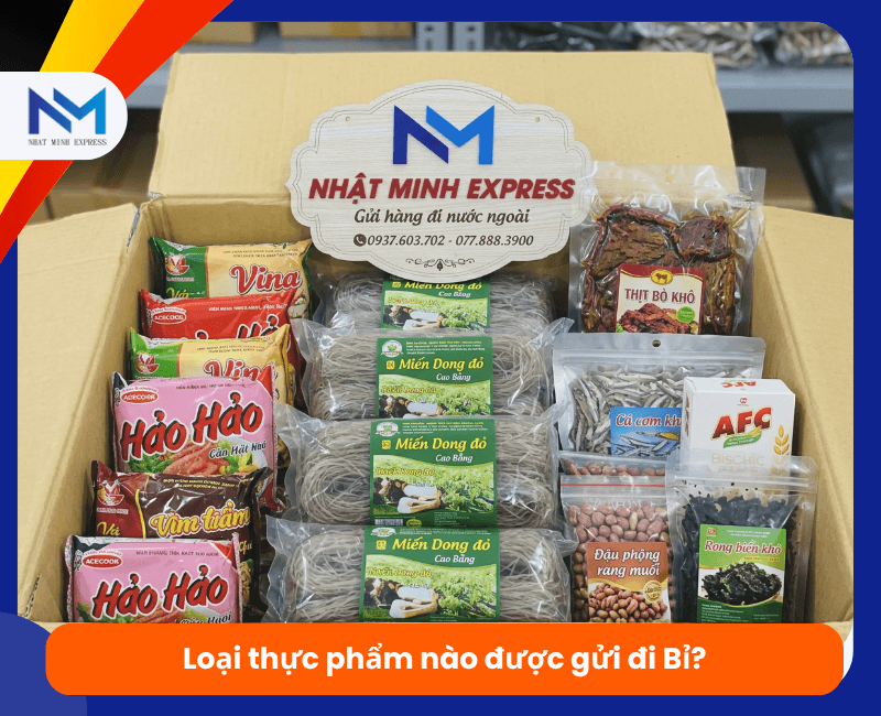 loai thuc pham nào co the gui di bi