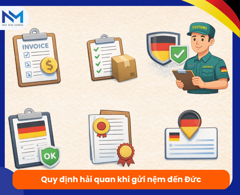 quy dịnh hai quan khi gui nem den duc