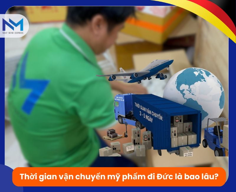 thoi gian gui my pham di duc