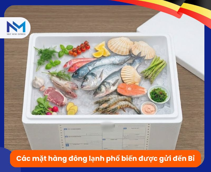 cac mat hang dong lanh duoc gui di bi