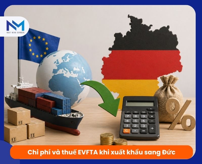 chi phi va thêu khi xuat khau hang den duc