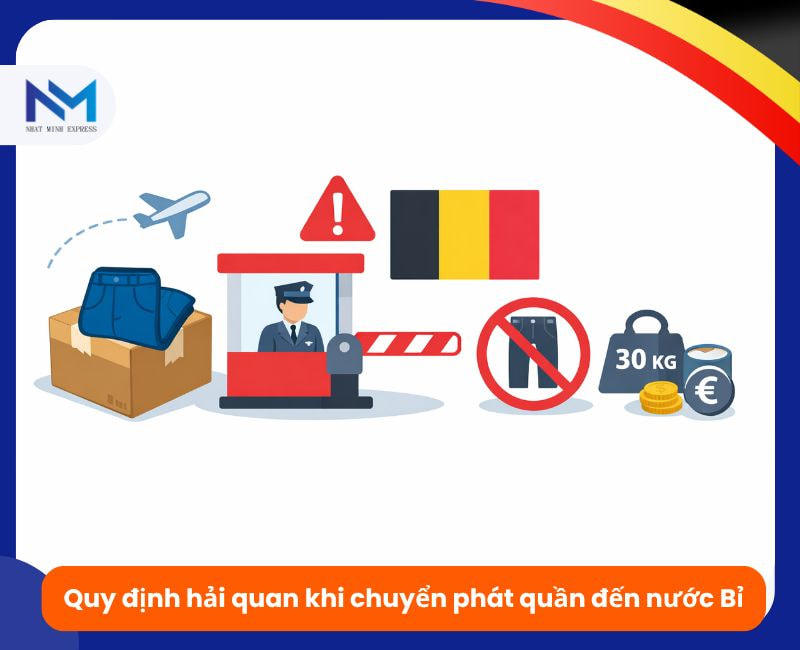 quy dinh hai quan khi gui quan ao den bi