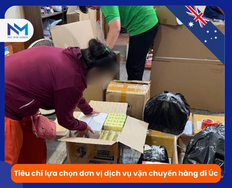 tieu chi chon don vi van chuyen hang di uc uy tin