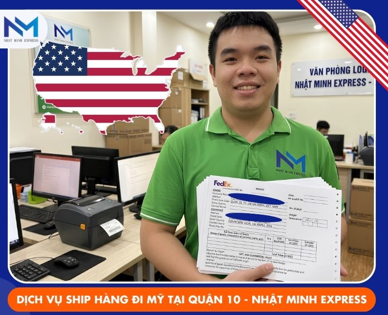 gui hang di my tai quan 10 nhatminhexpress
